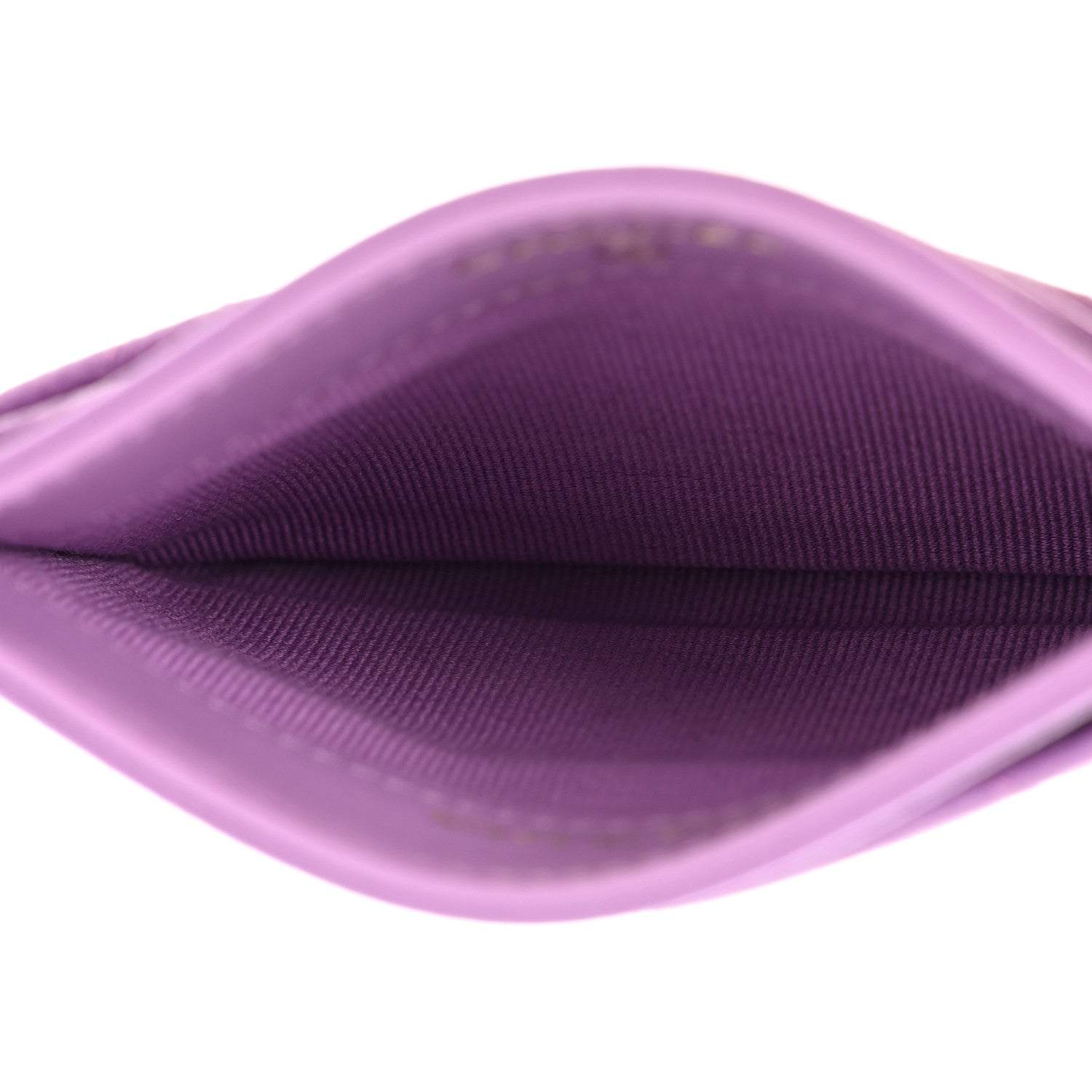 Chanel Caviar Quilted Card Holder Purple 5 of 10