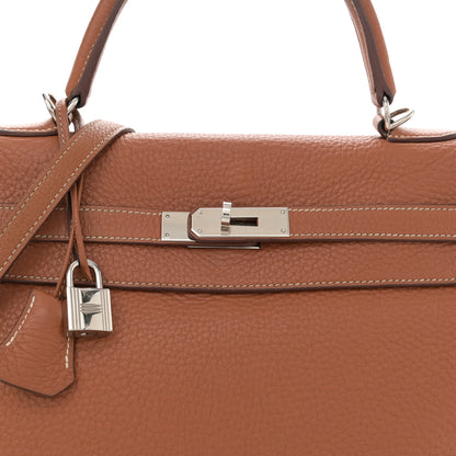 Hermes Togo Kelly Retourne 35 Gold 8 of 19