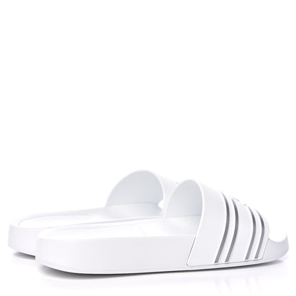Chanel Rubber CC Flat Slide Sandals 35 White 4 of 10