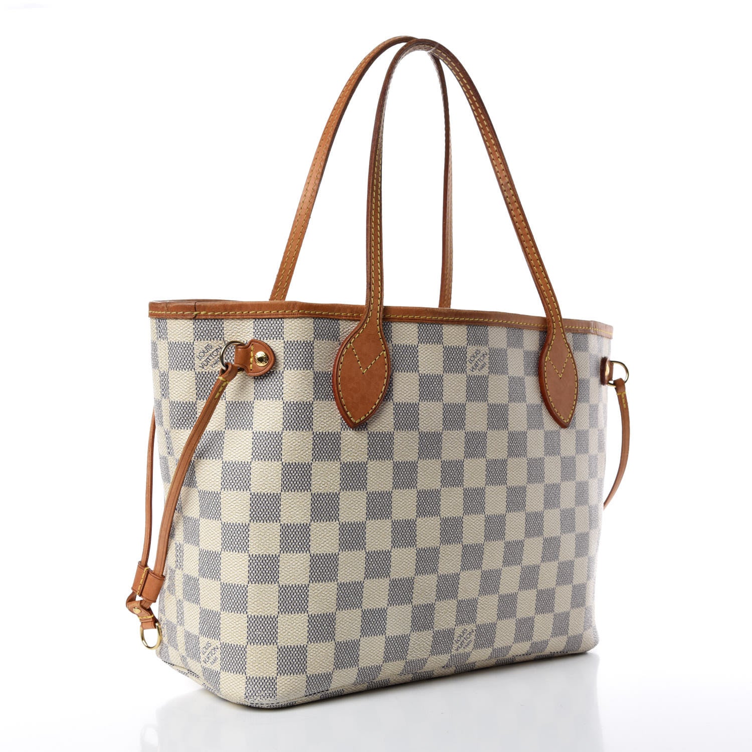Louis Vuitton Damier Azur Neverfull PM 3 of 21