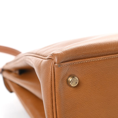 Hermes Courchevel Kelly Retourne 32 Gold 12 of 16