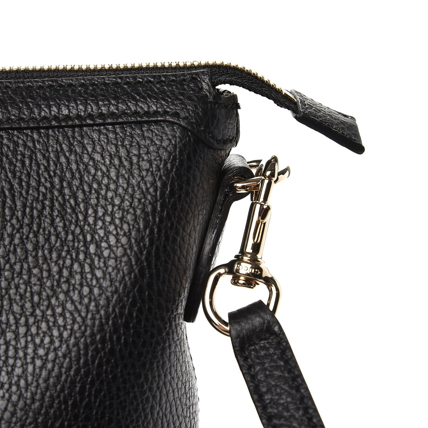 Dollar Calfskin GG Charm Satchel Black