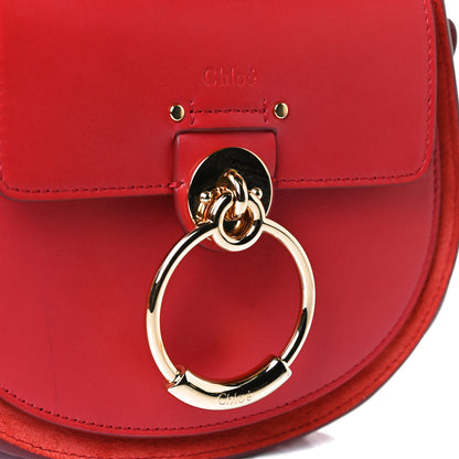 Chloe Calfskin Small Tess Bag Sepia Red 10 of 12