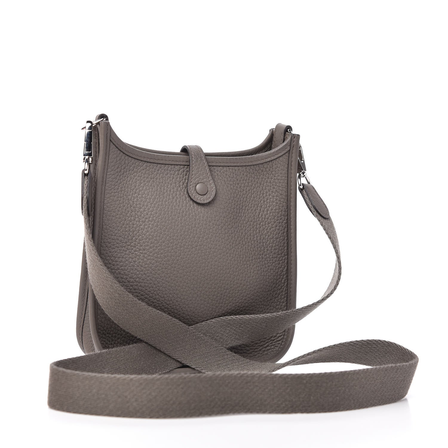 Hermes Taurillon Clemence Evelyne TPM Etain 3 of 9