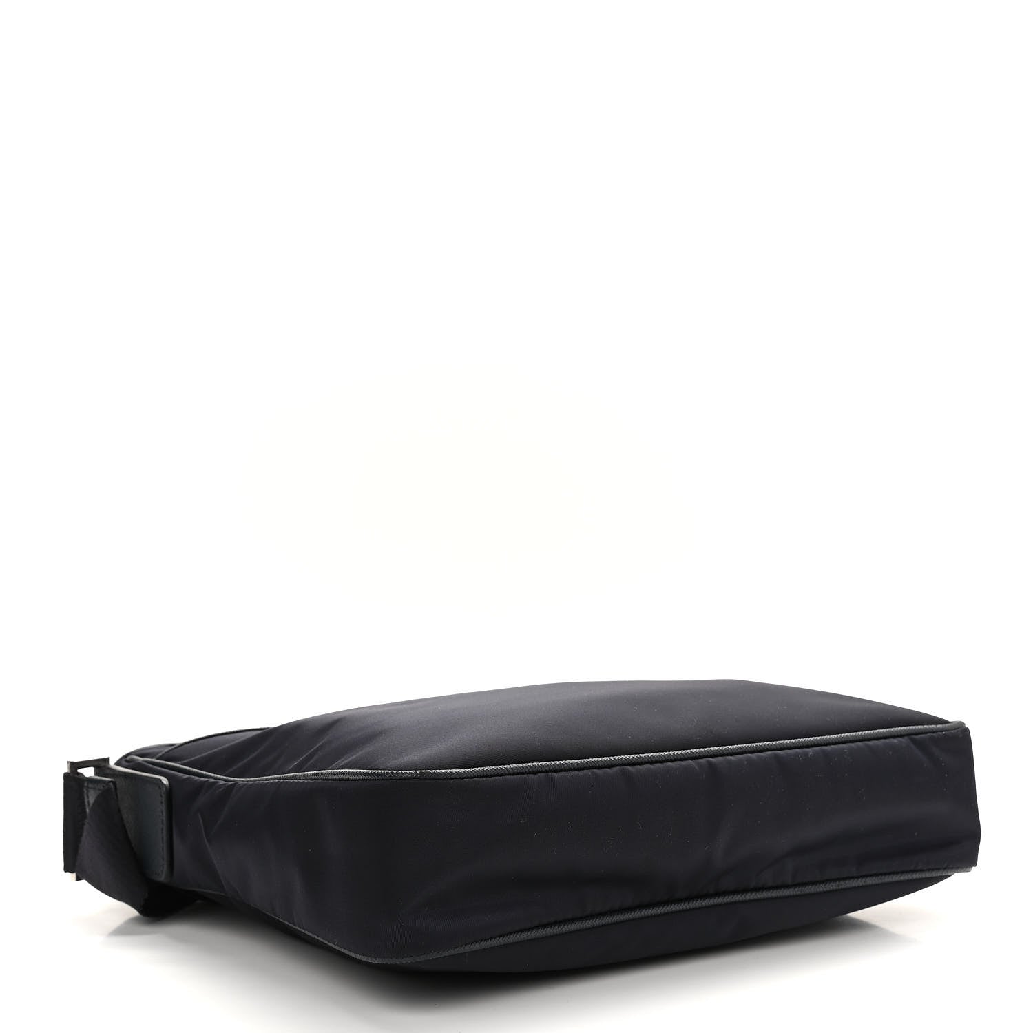 Prada Nylon Saffiano Flat Messenger Bag Black 4 of 11