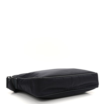 Prada Nylon Saffiano Flat Messenger Bag Black 4 of 11