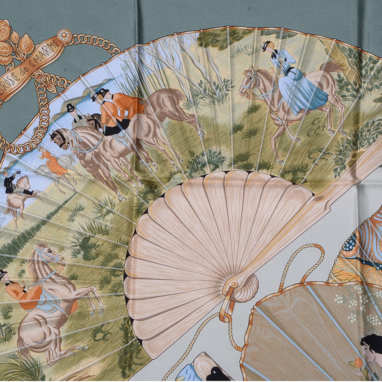 Hermes Silk Brise De Charme Scarf 90 1 of 5