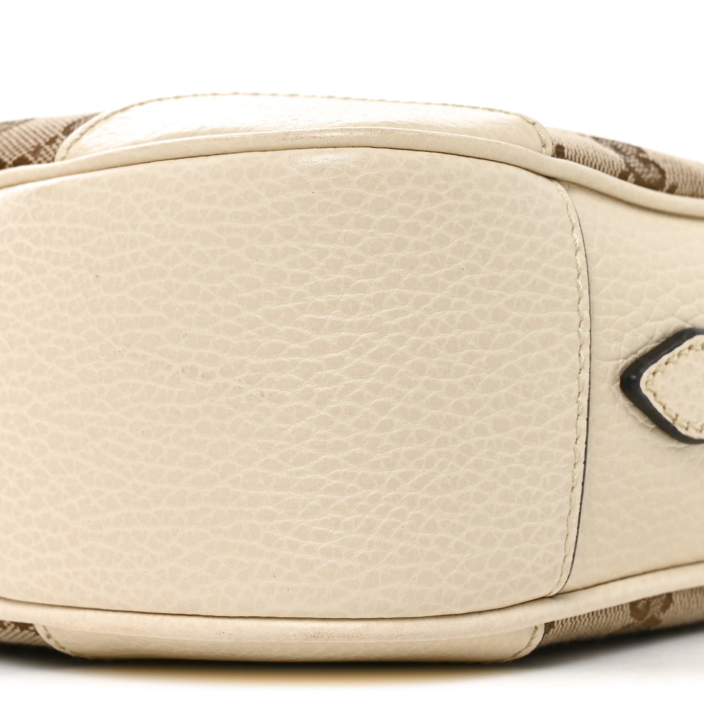 Monogram Dollar Calfskin Mini Bree Messenger Bag Beige Ebony Avoire