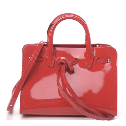 Mansur Gavriel Patent Mini Mini Sun Bag Flamma 1 of 11