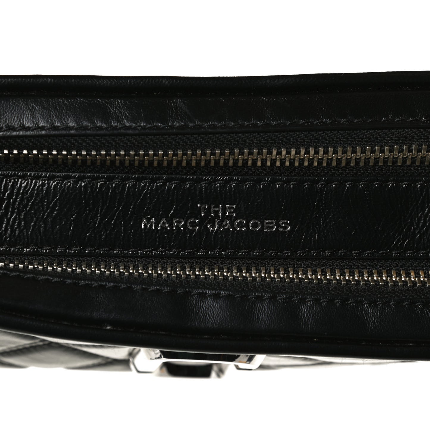 Natural Grain Calfskin Quilted The Softshot 21 Bag Black