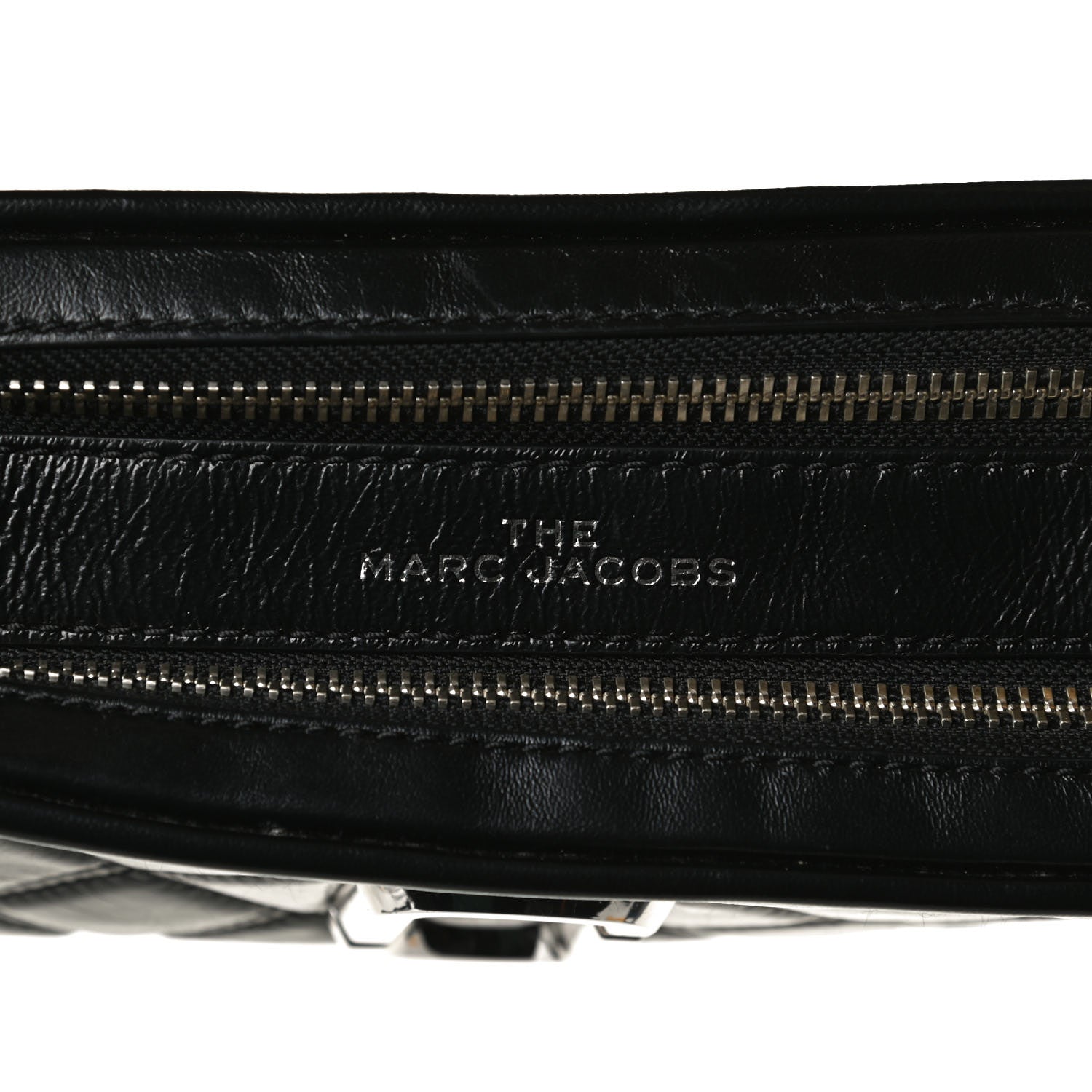 Marc Jacobs Natural Grain Calfskin Quilted The Softshot 21 Bag Black 13 of 14