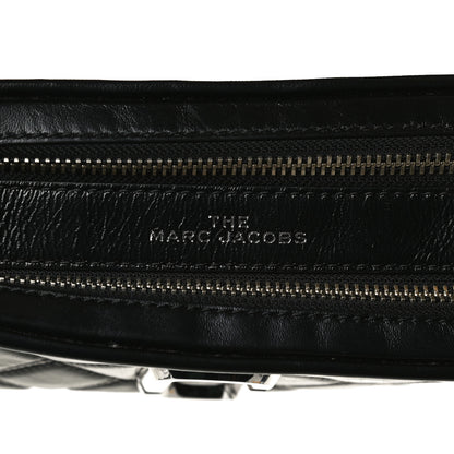 Marc Jacobs Natural Grain Calfskin Quilted The Softshot 21 Bag Black 13 of 14