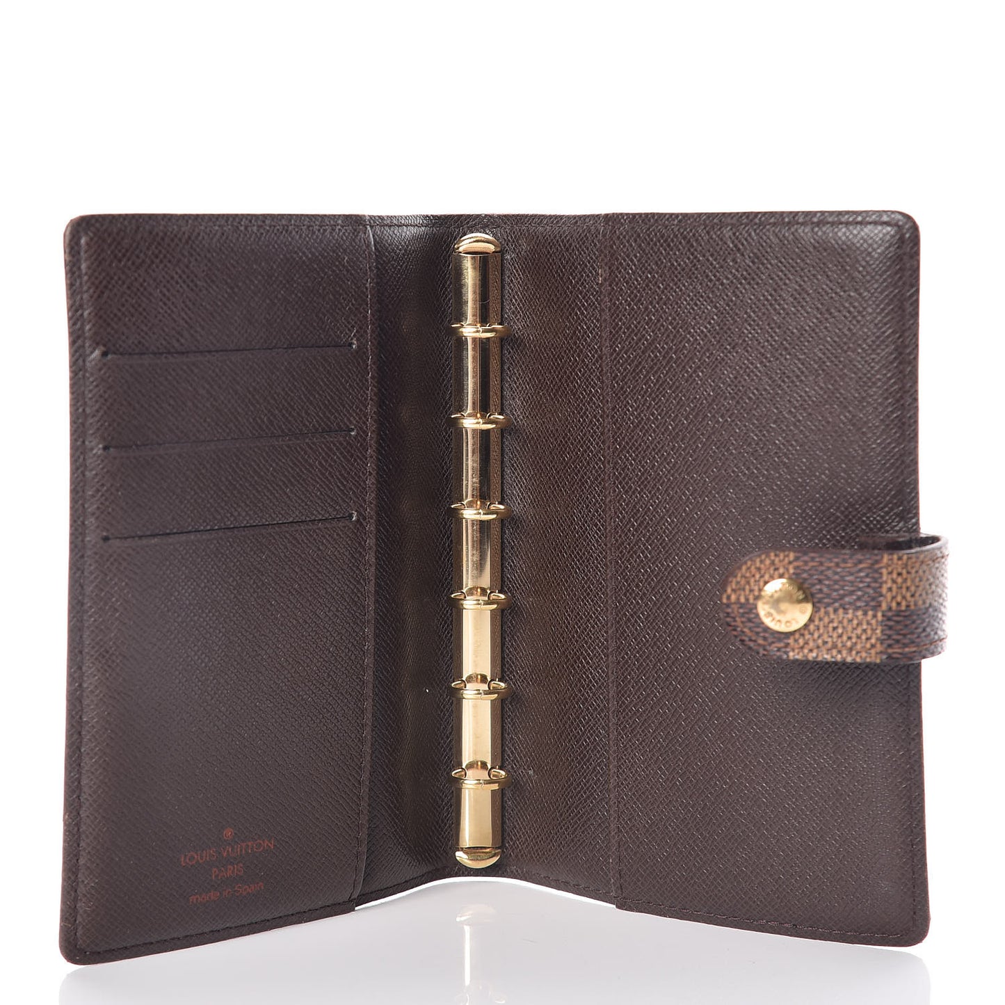 Damier Ebene Small Ring Agenda Cover