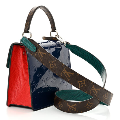 Louis Vuitton Vernis Epi Monogram Spring Street Blue 3 of 9