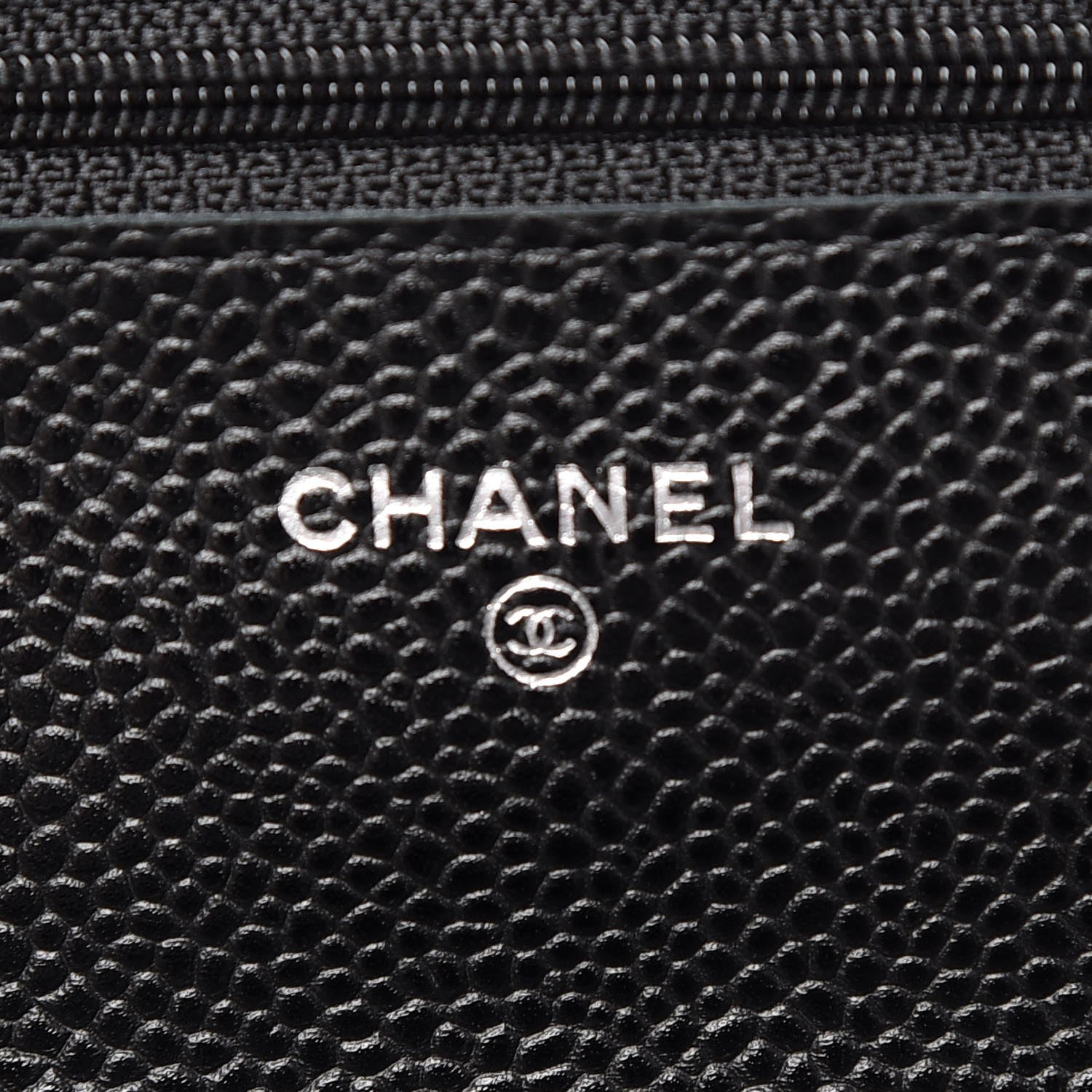 Chanel Caviar Quilted Wallet On Chain WOC Black 6 of 9