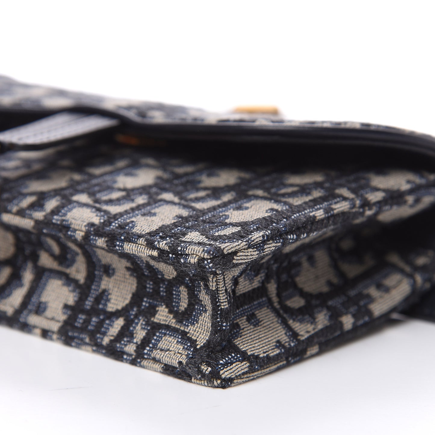 Oblique Saddle Belt Bag Blue