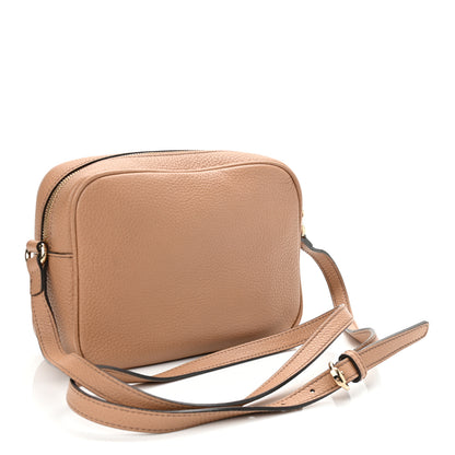 Gucci Pebbled Calfskin Small Soho Disco Bag Camelia 3 of 10