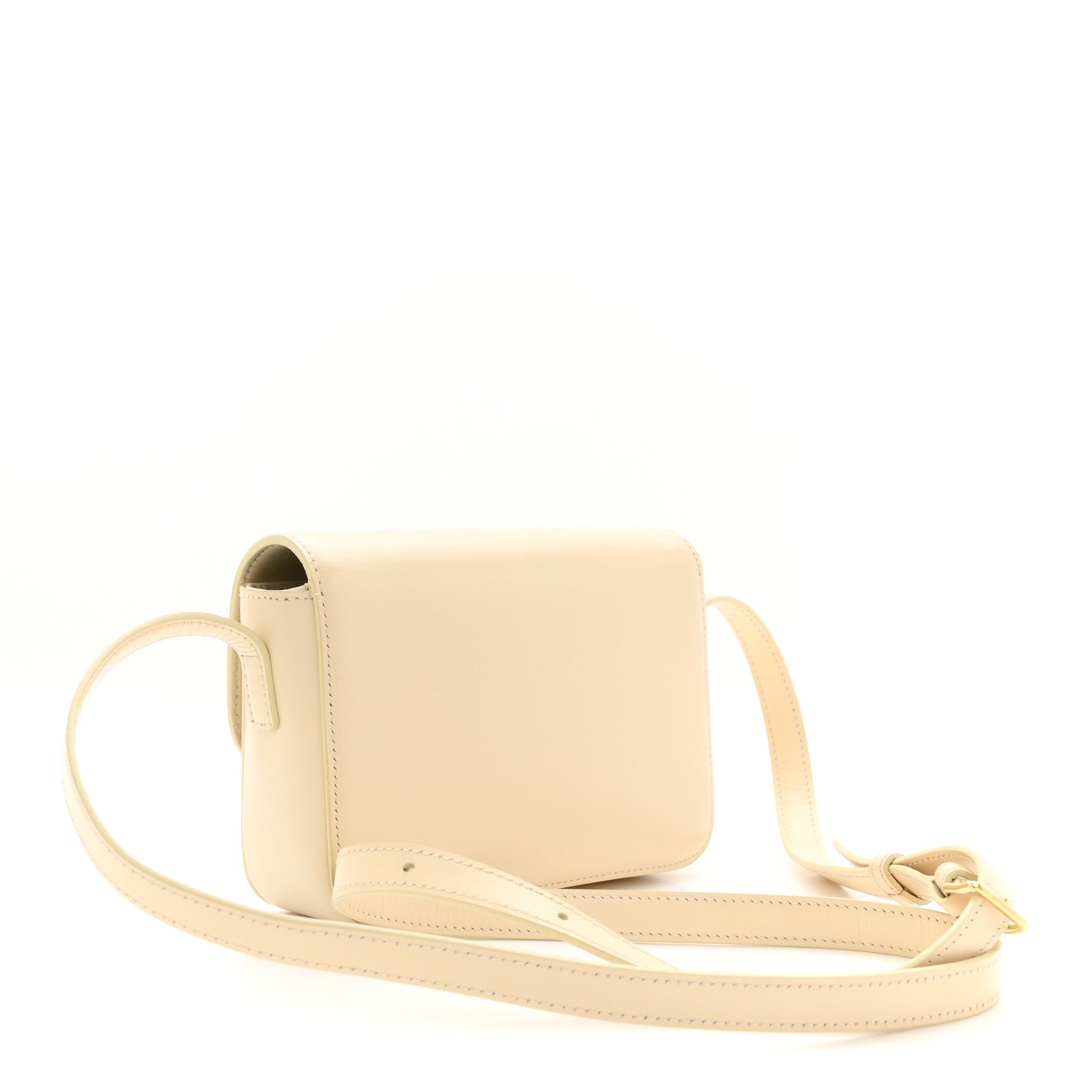 Celine Shiny Calfskin Nano Triomphe Nude 2 of 10