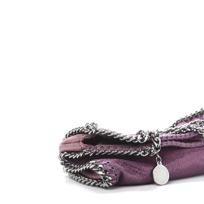 Stella McCartney Metallic Shaggy Deer Degrade Tiny Falabella Tote Purple 8 of 10