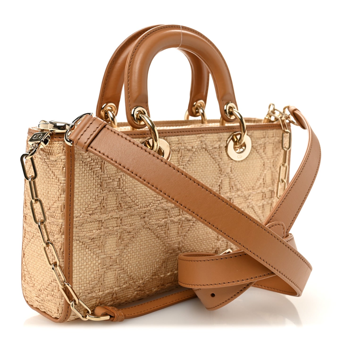Raffia Macro Cannage Lady D-Joy Natural