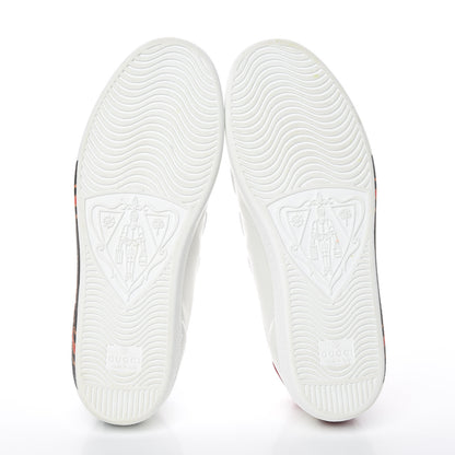 Gucci Miro Soft Calfskin Interlocking G Womens New Ace Sneakers 36.5 White Red Flame Green 5 of 10