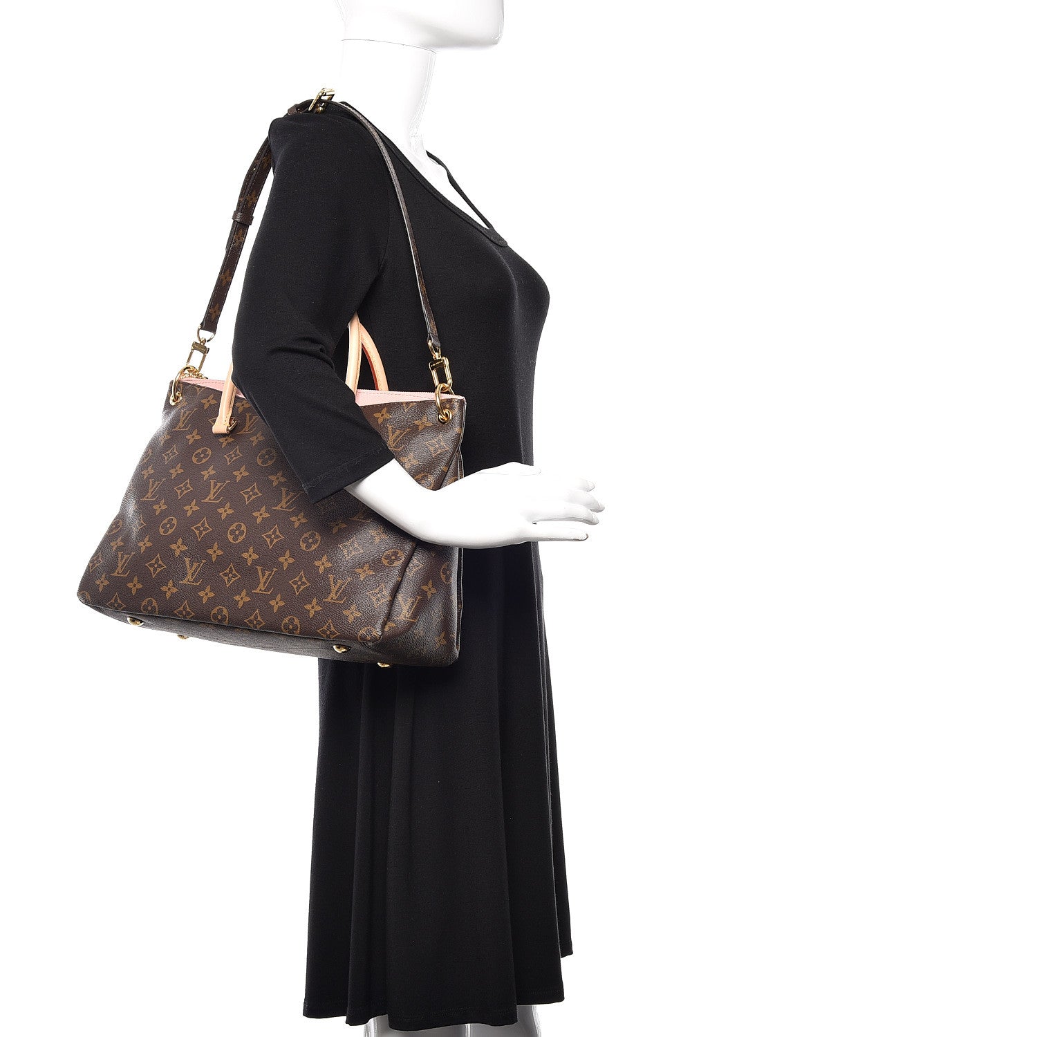 Louis Vuitton Monogram Pallas Rose Ballerine 2 of 12