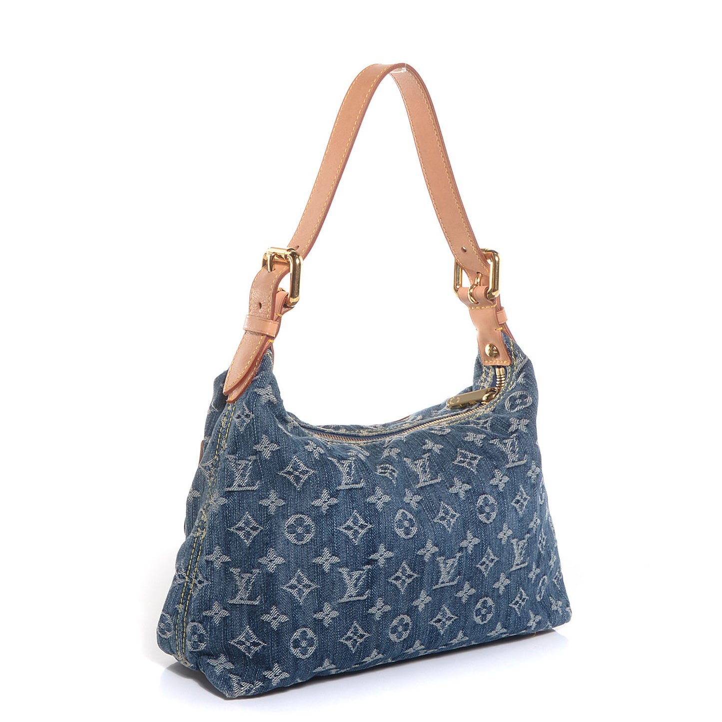Monogram Denim Baggy PM Blue