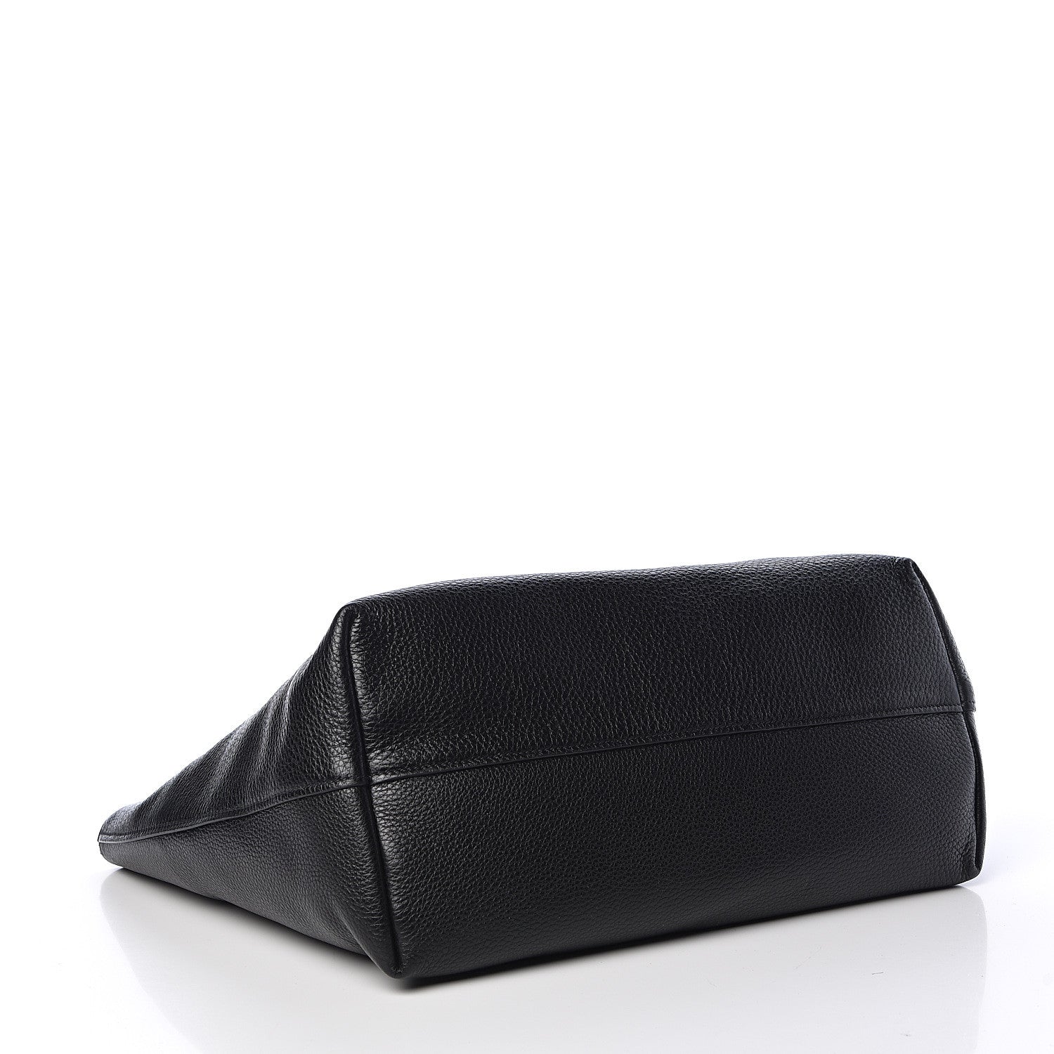 Prada Vitello Daino Pocket Shopping Tote Black 4 of 10