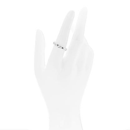 Chanel 18K White Gold Mini Coco Crush Ring 55 7.25 2 of 5