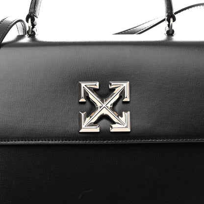 Off-White Calfskin 2.8 Jitney Bag Black 8 of 11