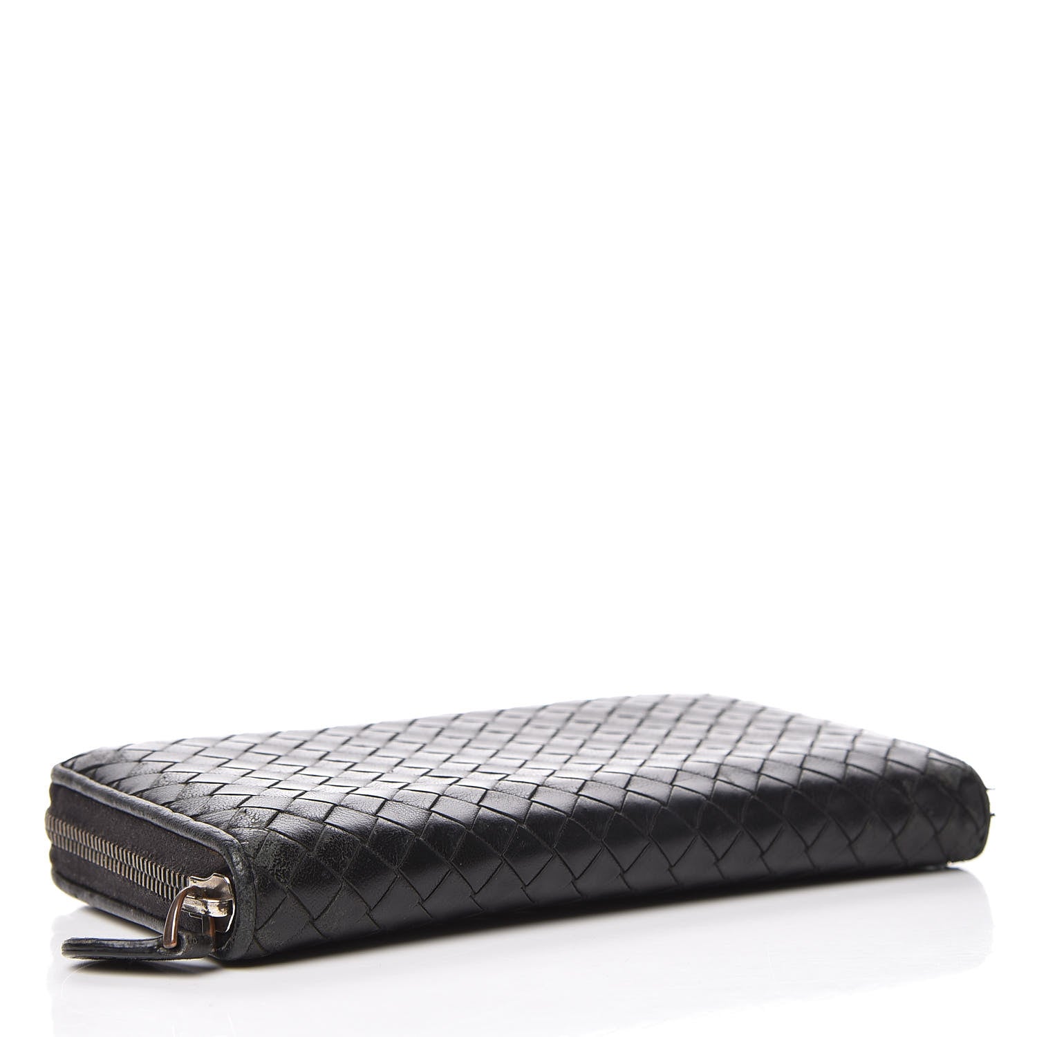 Bottega Veneta Nappa Intrecciato Zip Around Wallet Black 4 of 12