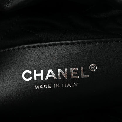 Chanel Shiny Calfskin Quilted Mini Chanel 22 So Black 6 of 10