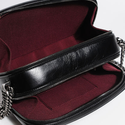 Chanel Glazed Calfskin Small Coco Boy Camera Case Black 5 of 7