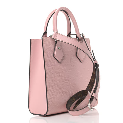Louis Vuitton Epi Sac Plat BB Rose Ballerine 2 of 7