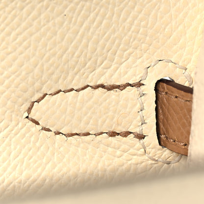 Hermes Epsom Tri-Color Kelly Sellier 25 Nata Chai Gris Meyer 23 of 38