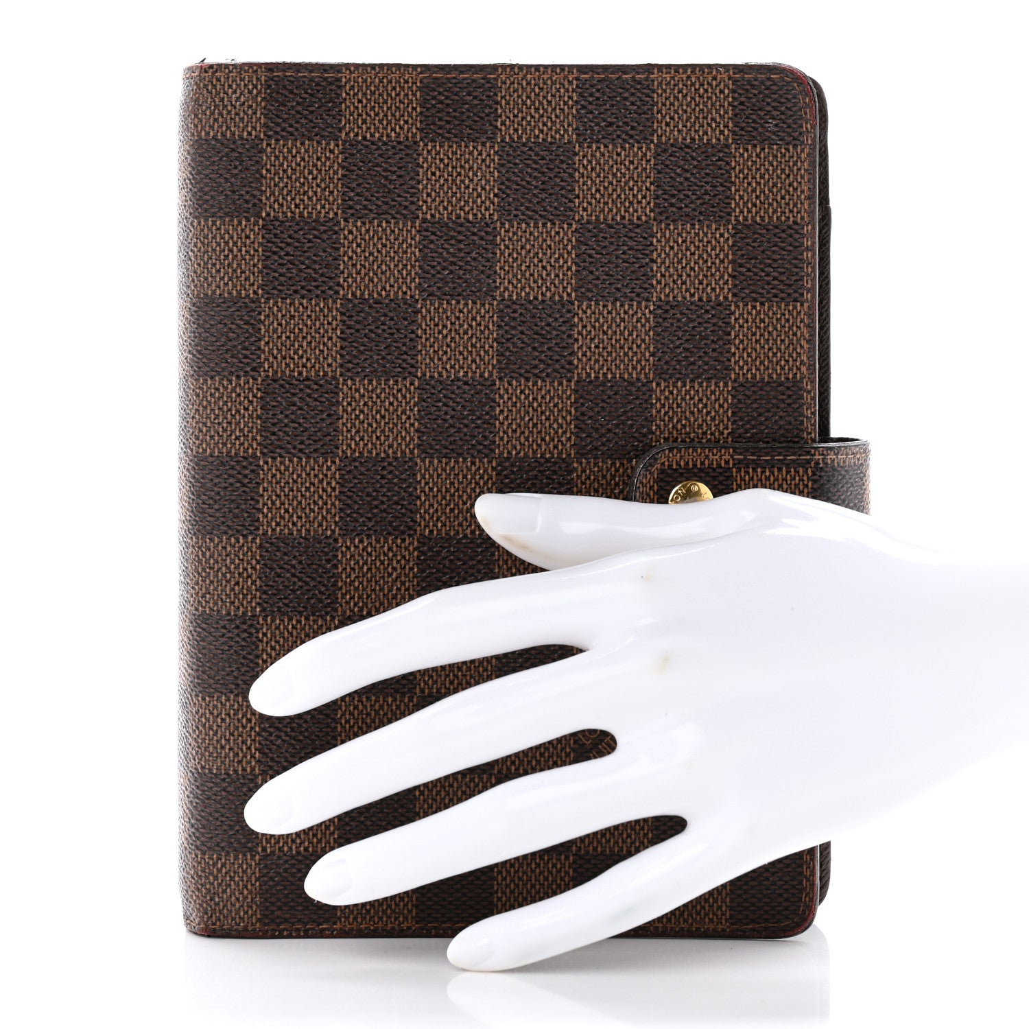 Louis Vuitton Damier Ebene Medium Ring Agenda Cover 2 of 7