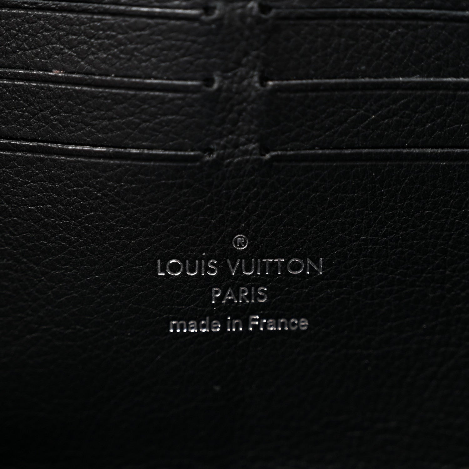 Louis Vuitton Mahina Zippy Wallet NM Black 6 of 12