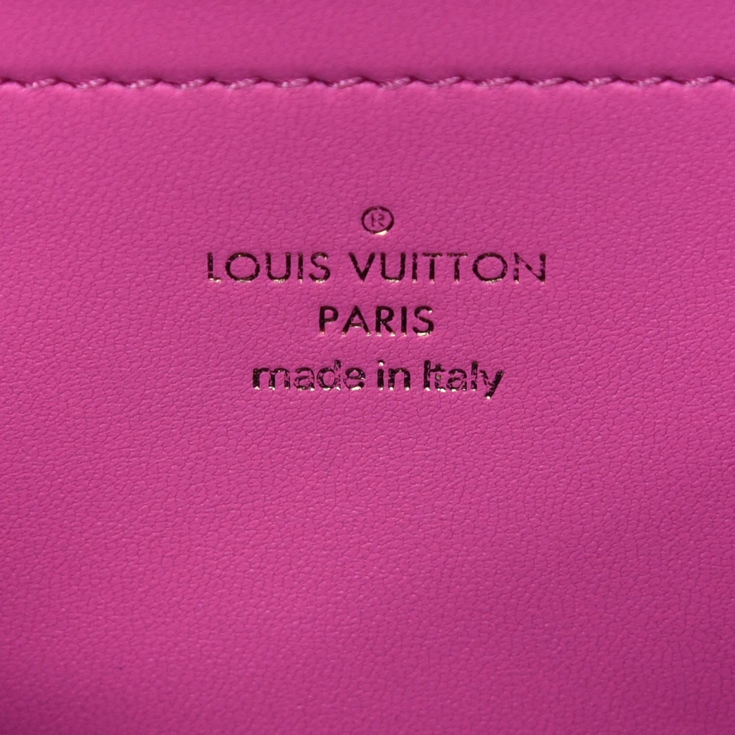 Louis Vuitton Lambskin Embossed Monogram Vuittamins Pochette Coussin Rose Violet 5 of 14