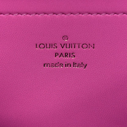 Louis Vuitton Lambskin Embossed Monogram Vuittamins Pochette Coussin Rose Violet 5 of 14