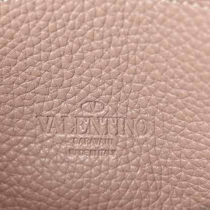 Valentino Garavani Pebbled Calfskin Medium Rockstud Flip Lock Crossbody Bag Poudre 6 of 10