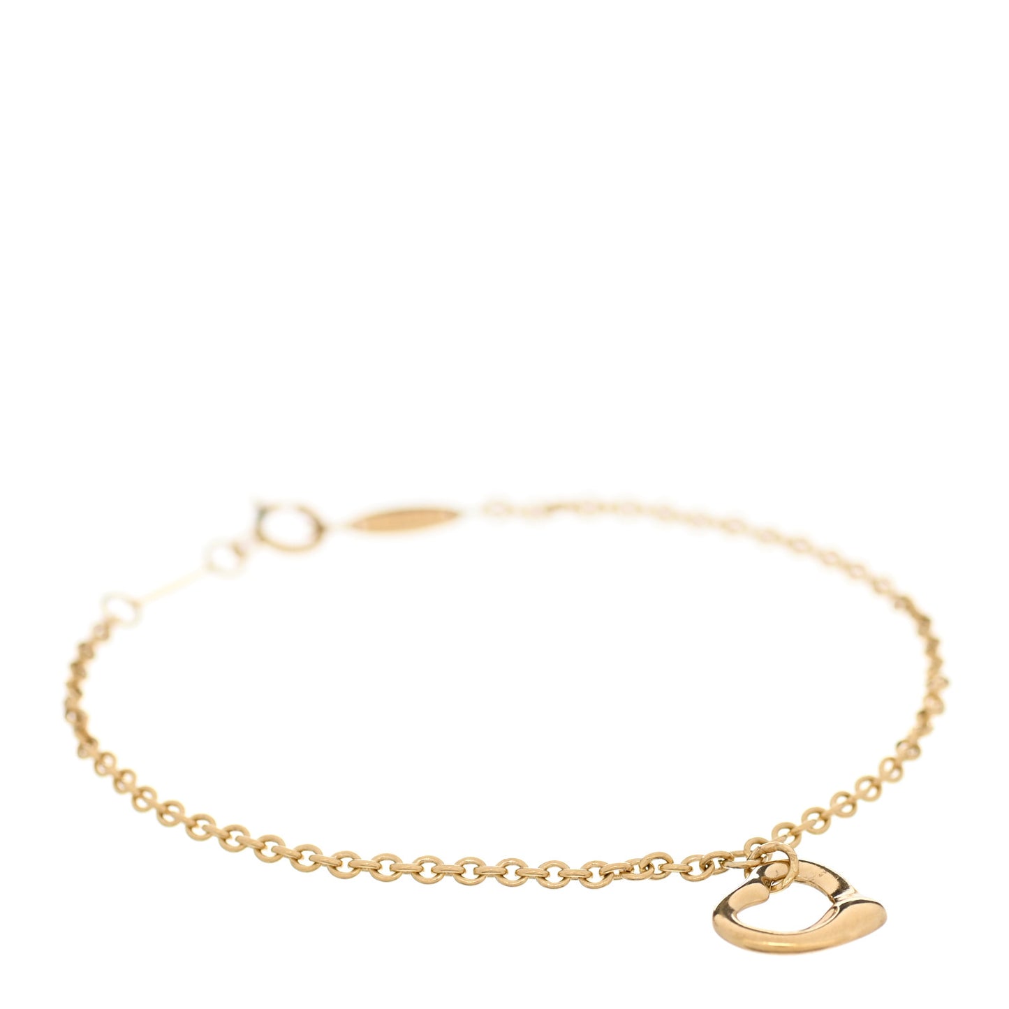 18K Yellow Gold Elsa Peretti Open Heart Bracelet