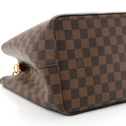 Louis Vuitton Damier Ebene Neonoe MM Safran 9 of 11
