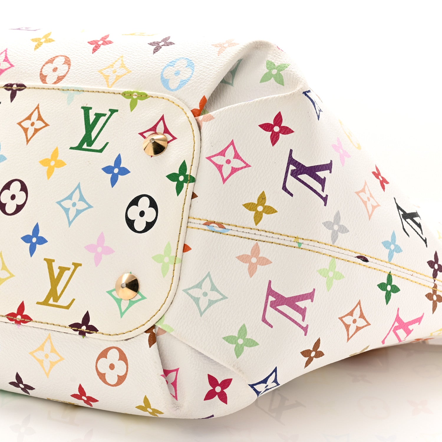 Louis Vuitton Monogram Multicolor Annie GM White 10 of 14