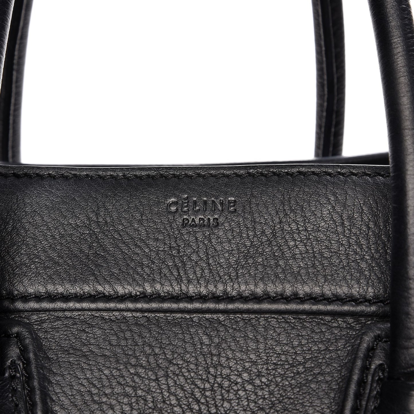 Supple Calfskin Medium Phantom Luggage Black