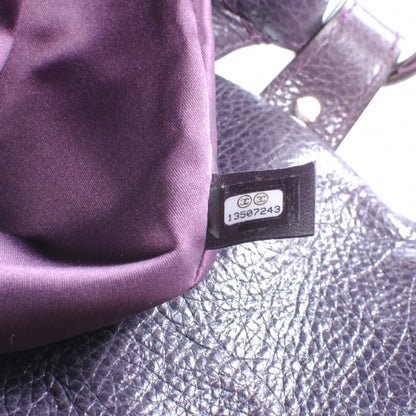Chanel Glazed Calfskin On The Road XL Flap Purple 7 of 8