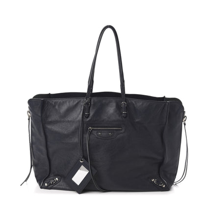 Balenciaga Veau Papier A4 Zip Around Tote Bleu Nuit 1 of 12