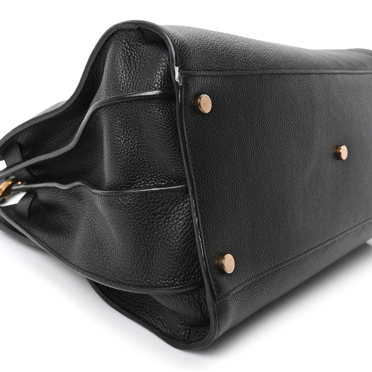 Saint Laurent Grained Calfskin Large Souple Sac De Jour Black 10 of 11