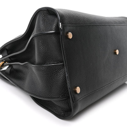 Saint Laurent Grained Calfskin Large Souple Sac De Jour Black 10 of 11