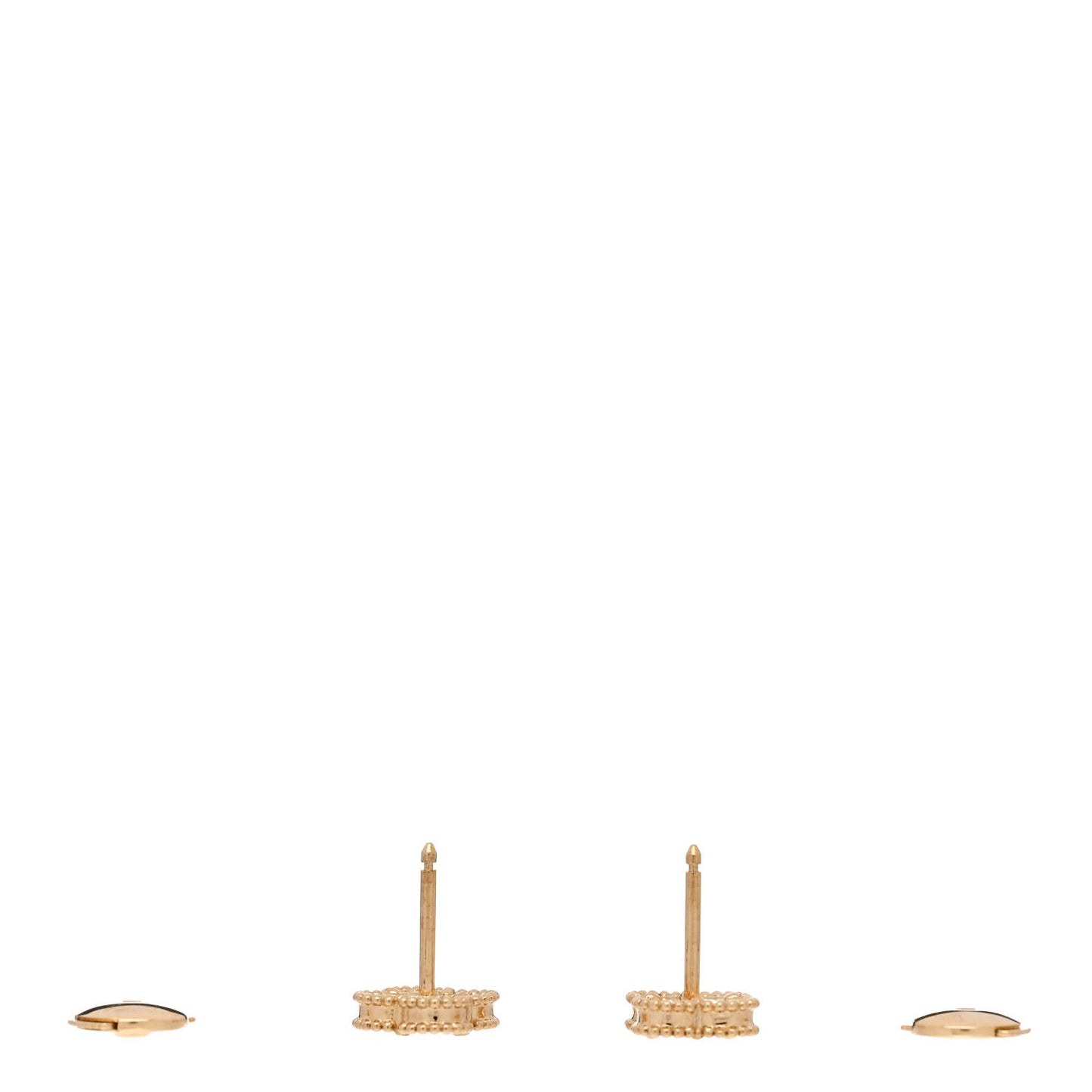 18K Yellow Gold Mother of Pearl Sweet Alhambra Earrings