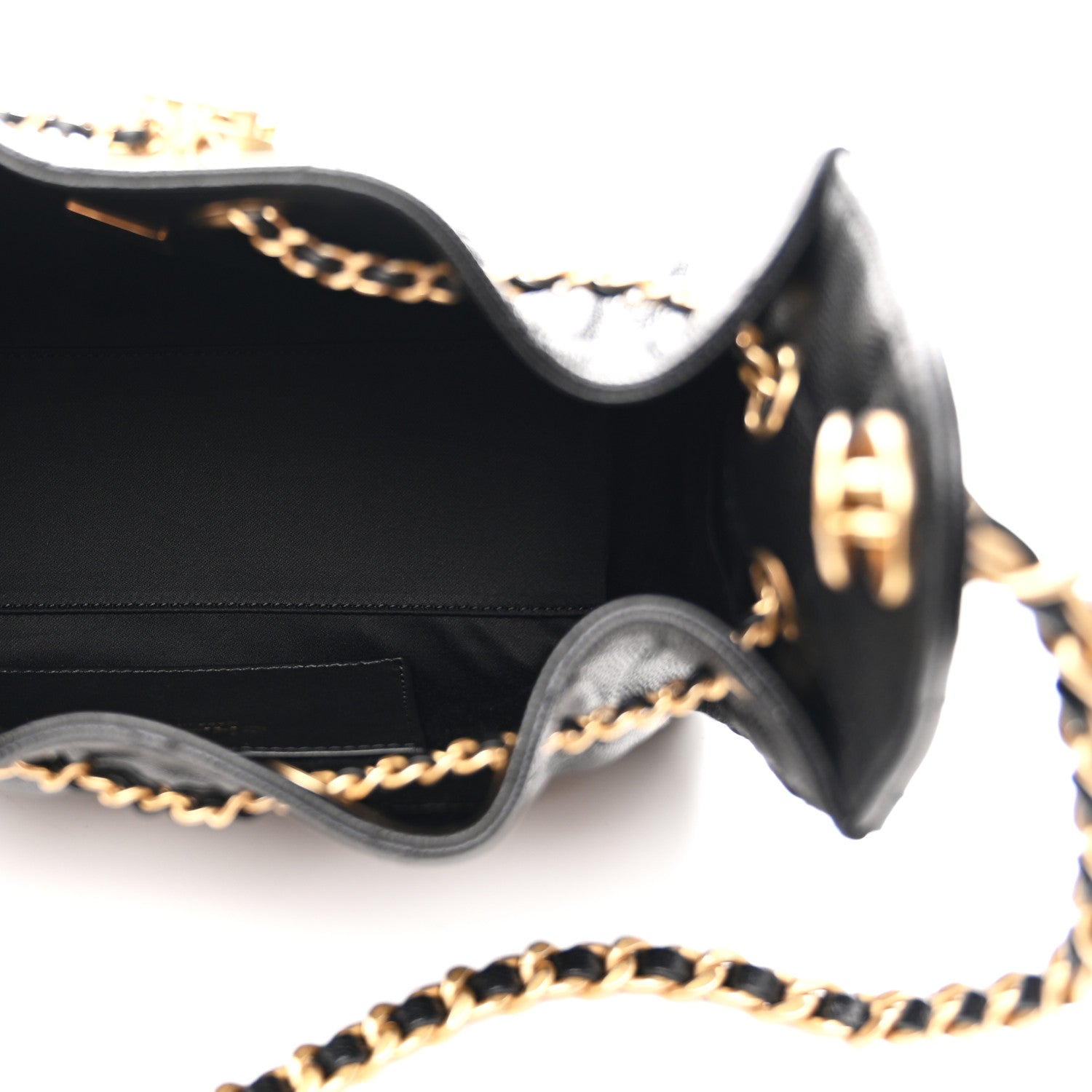 Chanel Caviar Quilted Mini Chanel 25 Handbag Black 5 of 11